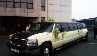 Свадебный лимузин GMC  № Л5546, бежевый